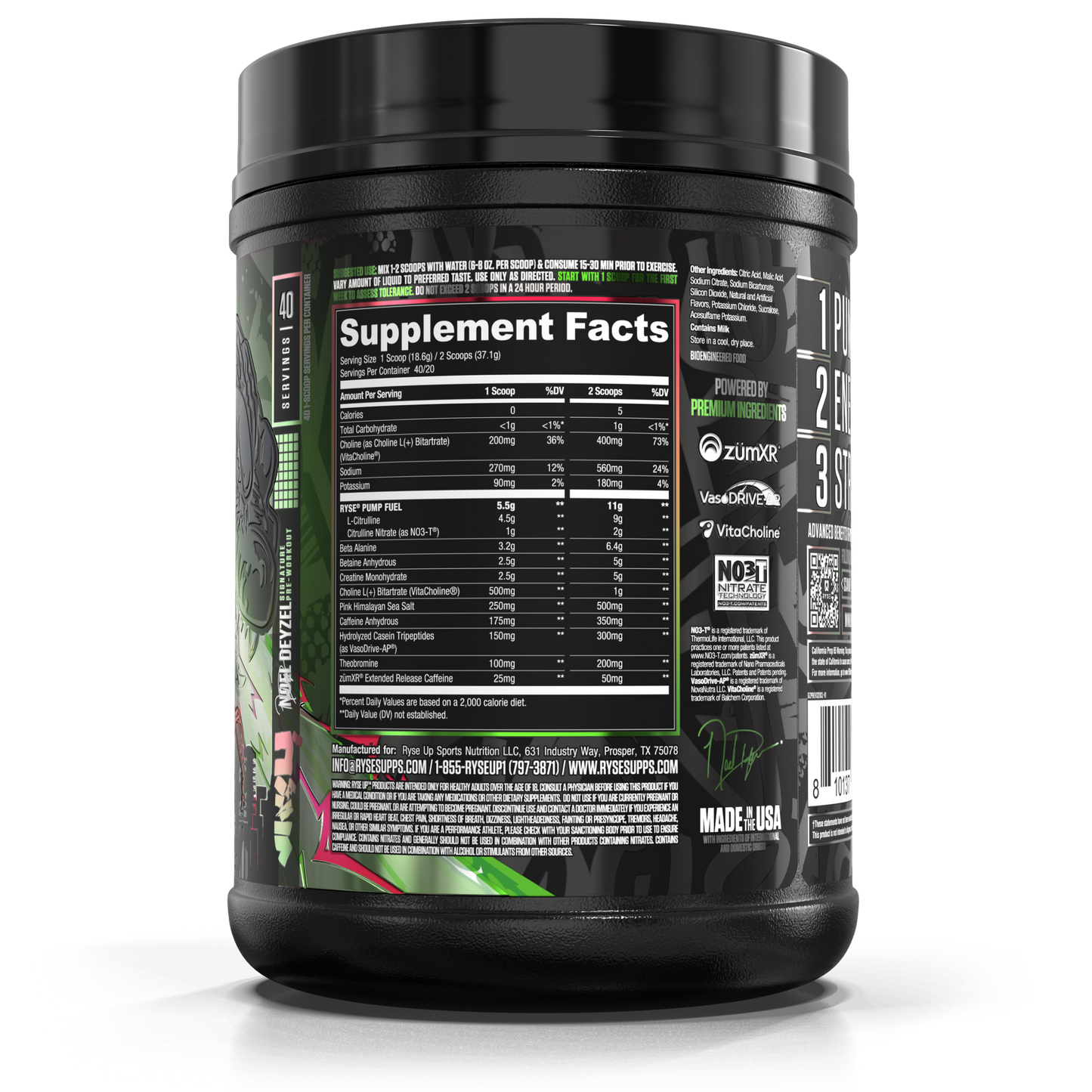 Godzilla Pre-Workout | RYSE Supps Cherry Limeade - RYSE Supplements