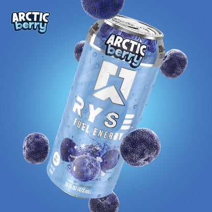 RYSE Fuel Energy Drink Arctic Berry (12 Pack) - RYSE Supplements