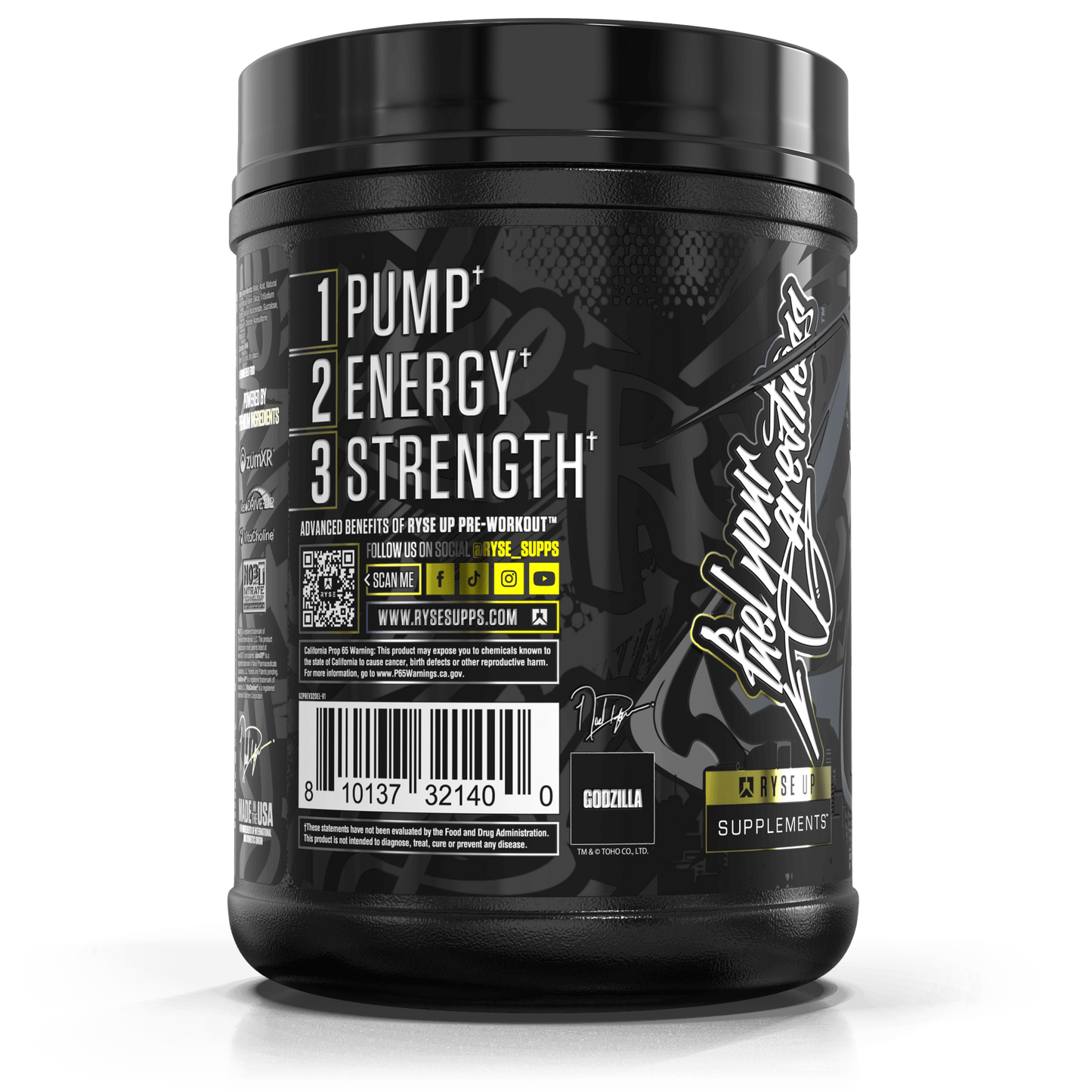 Godzilla Pre-Workout | RYSE Supps Electric Lemonade - RYSE Supplements