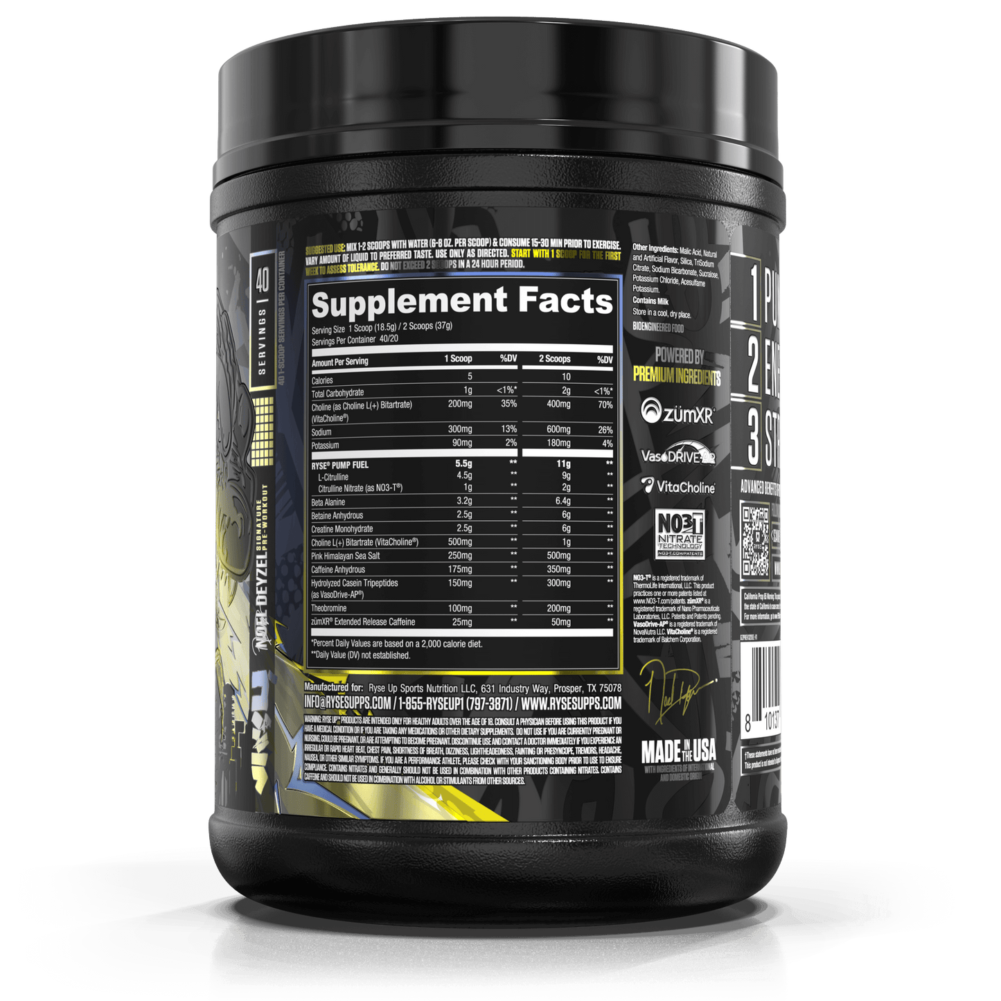 Godzilla Pre-Workout | RYSE Supps Electric Lemonade - RYSE Supplements