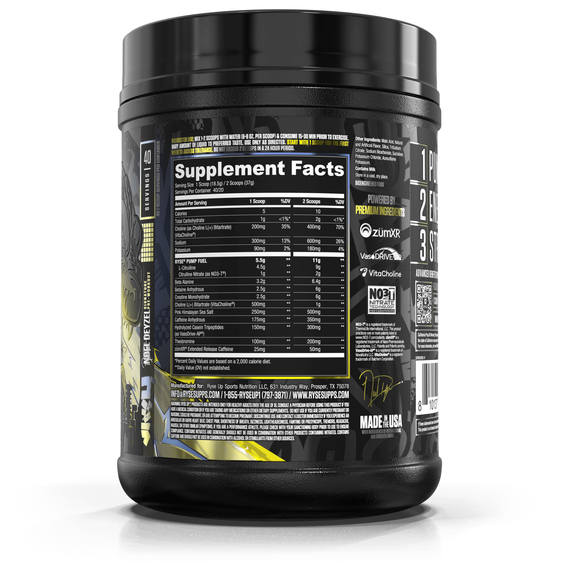 Godzilla Pre-Workout | RYSE Supps Electric Lemonade - RYSE Supplements