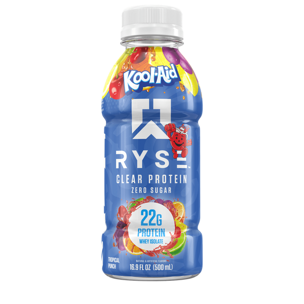 Clear Whey RTD Protein (12 Pack) Strawberry Banana Protein Drink - RYSE Supplements
