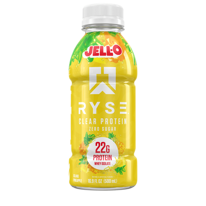 Clear Whey RTD Protein (12 Pack) Strawberry Banana Protein Drink - RYSE Supplements