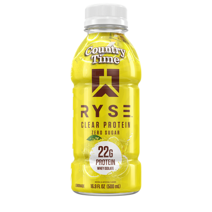 Clear Whey RTD Protein (12 Pack) Island Pineapple Protein Drink - RYSE Supplements