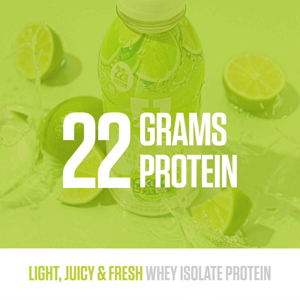 Clear Whey RTD Protein (12 Pack) Key Lime Pie Protein Drink - RYSE Supplements