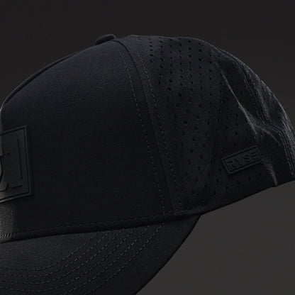 RYSE ICON Performance Hat | RYSE Supps Black / Black - RYSE Supplements