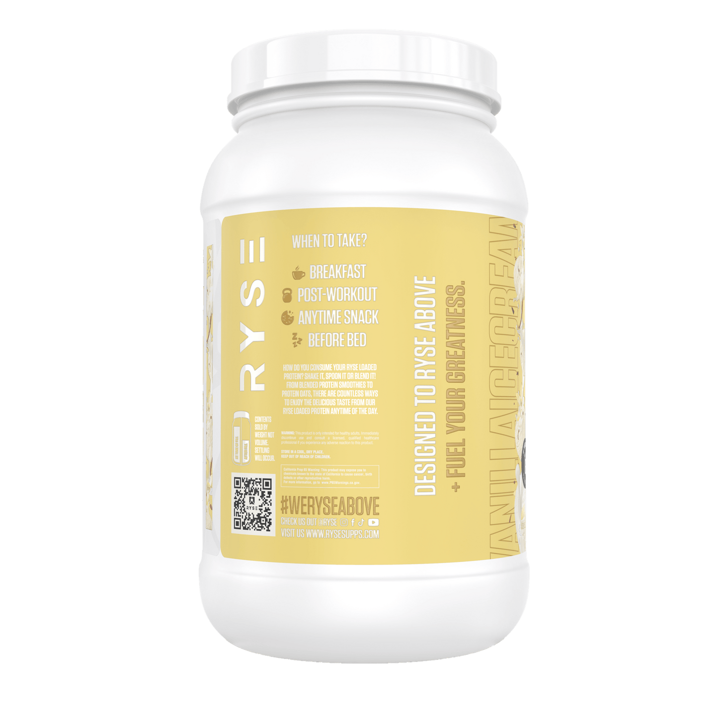 Loaded Protein Vanilla Ice Cream - RYSE Supplements