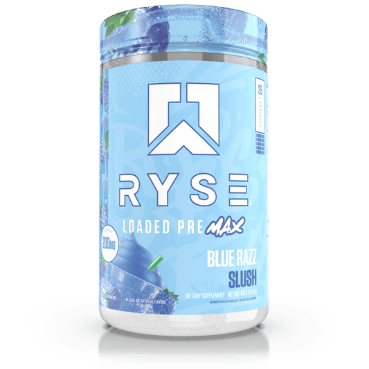 Loaded Pre Max Blue Razz Slush - RYSE Supplements