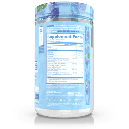 Loaded Pre Max Blue Razz Slush - RYSE Supplements