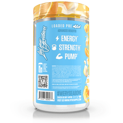 Loaded Pre Max Orange Cream - RYSE Supplements