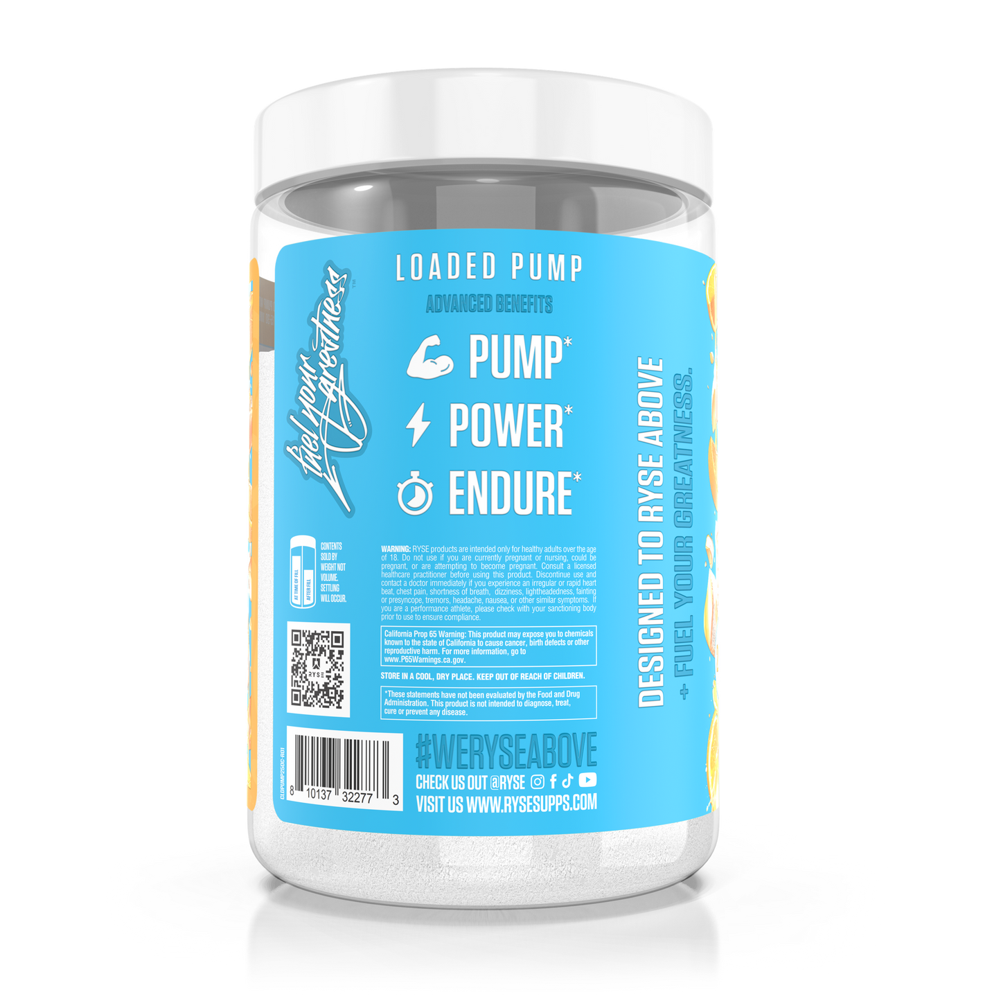 Loaded Pump Orange Cream - RYSE Supplements
