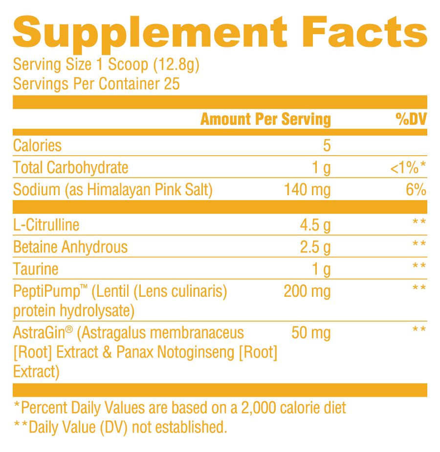 Loaded Pump Orange Cream - RYSE Supplements