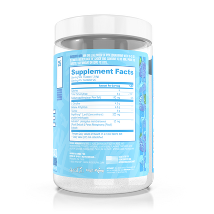Loaded Pump Blue Razz Slush - RYSE Supplements