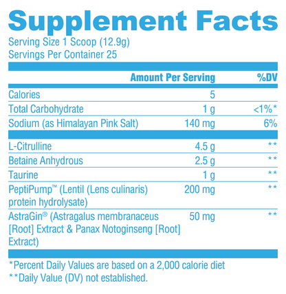 Loaded Pump Blue Razz Slush - RYSE Supplements