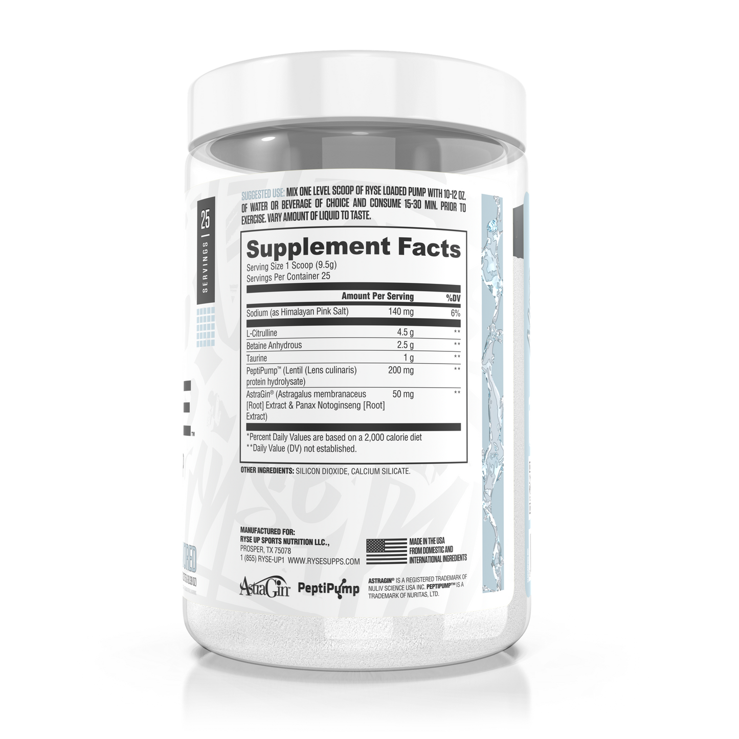 Loaded Pump Unflavored - RYSE Supplements