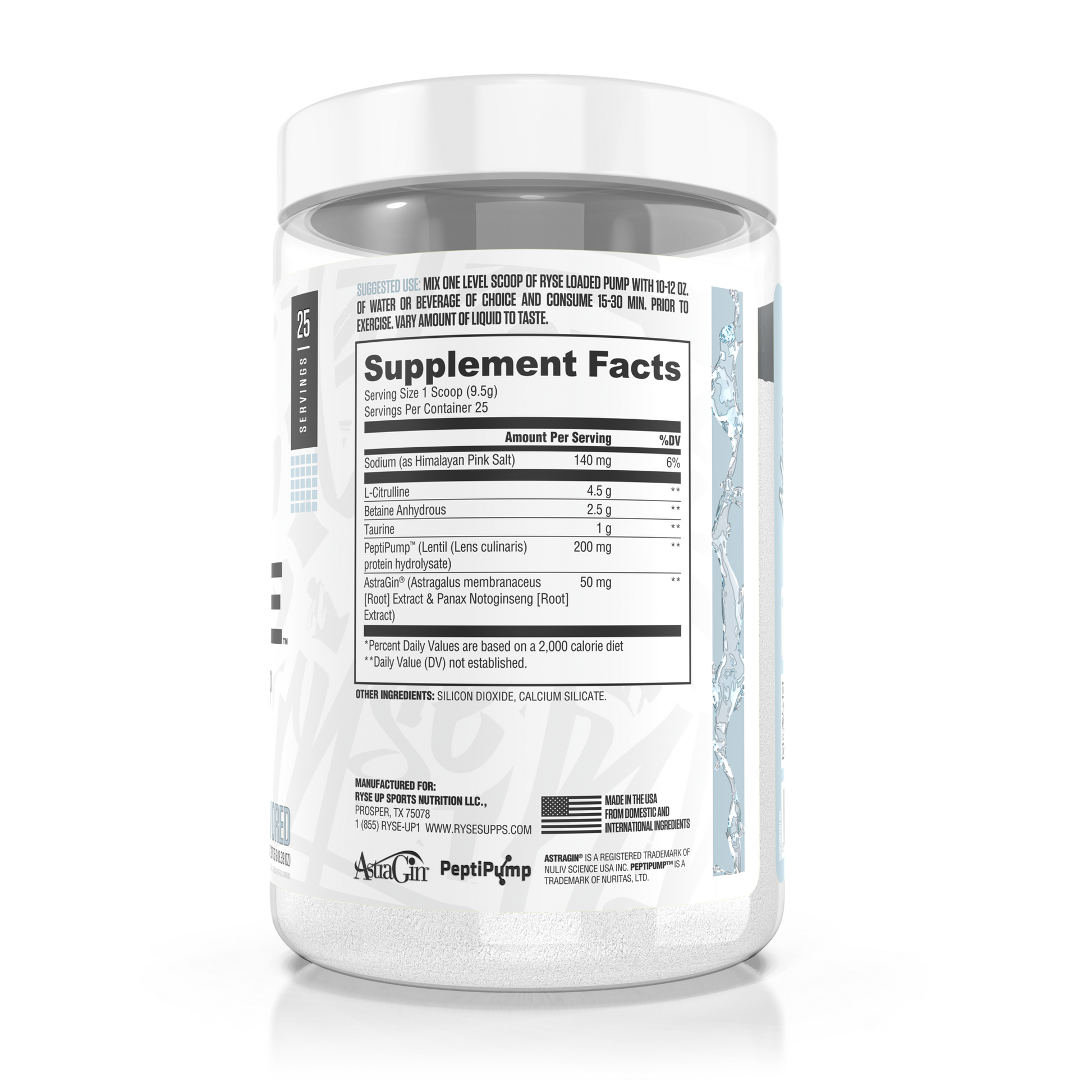 Loaded Pump Unflavored - RYSE Supplements