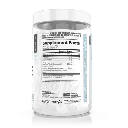 Loaded Pump Unflavored - RYSE Supplements