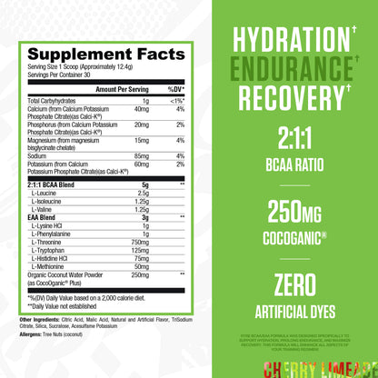BCAA + EAA Cherry Limeade - RYSE Supplements